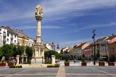 Szombathely, Fő tér-stock-foto