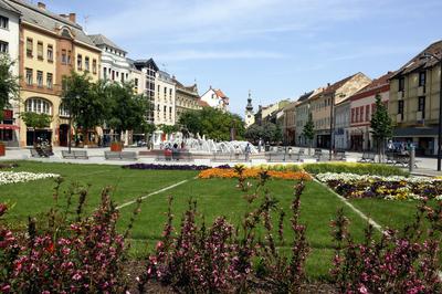 Szombathely, Fő tér-stock-foto
