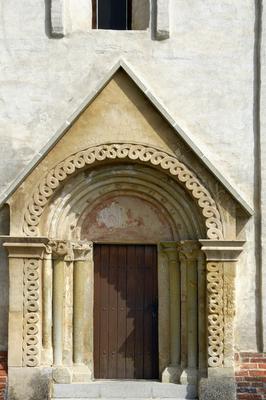 Magyarszecsőd, Katolikus templom-stock-foto