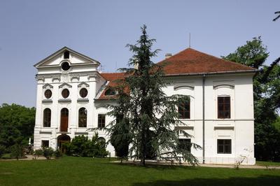 Vasszécseny, Ó-Ebergényi Kastély-stock-foto