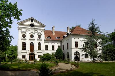 Vasszécseny, Ó-Ebergényi Kastély-stock-foto