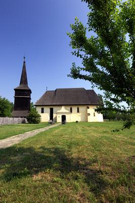 Nyírmihálydi, református templom-stock-foto