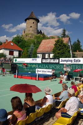 Somoskői vár-stock-foto