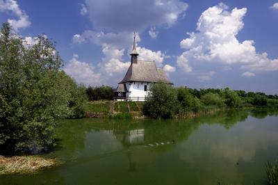 Csengersimai református templom-stock-foto