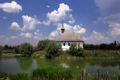 Csengersimai református templom-stock-foto