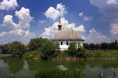 Csengersimai református templom-stock-foto