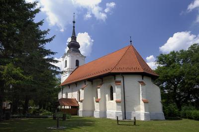 Sonkád, református templom-stock-foto