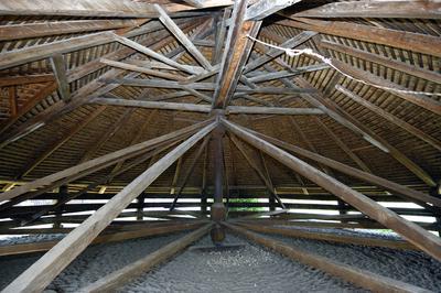 Tarpai szárazmalom-stock-foto