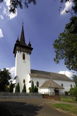 Fehérgyarmati református templom-stock-foto