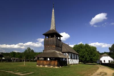 Nyíregyháza, Sóstói Múzeumfalu-stock-foto