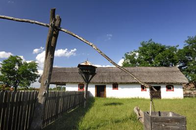 Nyíregyháza, Sóstói Múzeumfalu-stock-foto