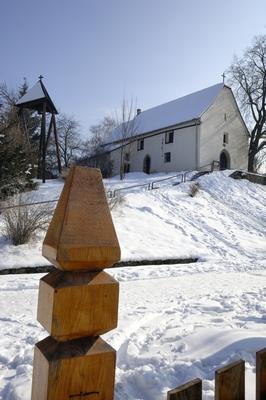 Nagybörzsöny, Bányász templom-stock-foto