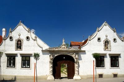 Sopron, Szent Mihály utca-stock-foto
