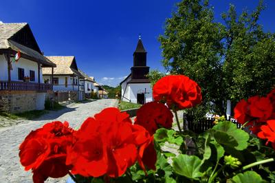 Hollókő, Ófalu védett falurész-stock-photo