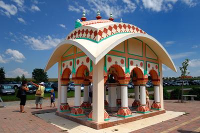 Somogyvámos, Krisna-völgy-stock-foto