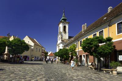 Szentendre, Fő tér-stock-foto