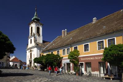 Szentendre, Fő tér-stock-foto