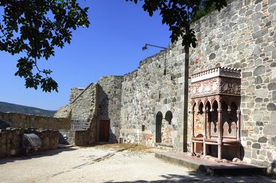Visegrád, Királyi palota-stock-foto
