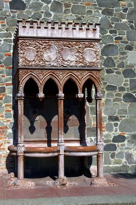 Visegrád, Királyi palota-stock-foto