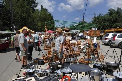 Őrségi Vásár Őriszentpéteren-stock-foto