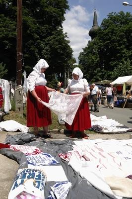 Őrségi Vásár Őriszentpéteren-stock-foto