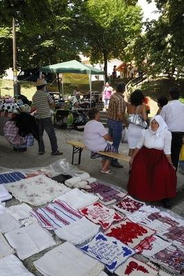 Őrségi Vásár Őriszentpéteren-stock-foto