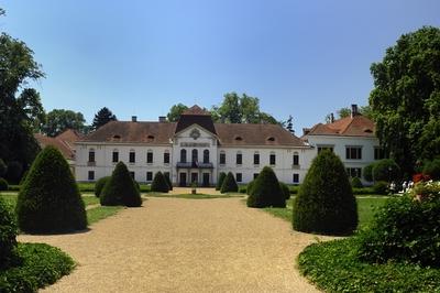 Nagycenk, Széchenyi-kastély-stock-foto