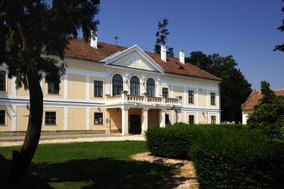 Szany, Püspöki-kastély-stock-foto