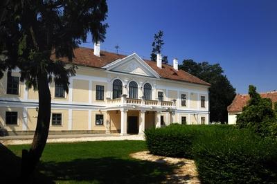 Szany, Püspöki-kastély-stock-foto