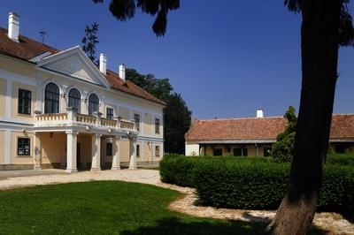 Szany, Püspöki-kastély-stock-foto