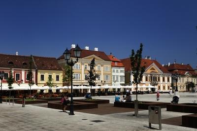 Győr, Széchenyi tér-stock-photo
