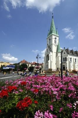 Kaposvár, a Nagyboldogasszony-székesegyház-stock-foto