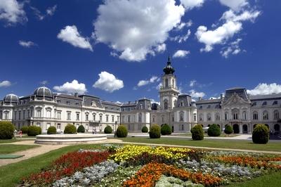 Keszthely, Festetics-kastély-stock-foto