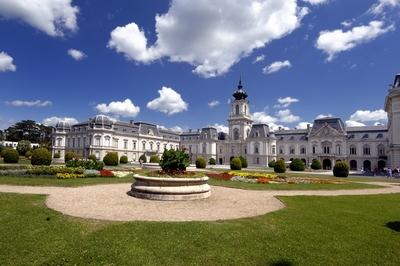 Keszthely, Festetics-kastély-stock-foto