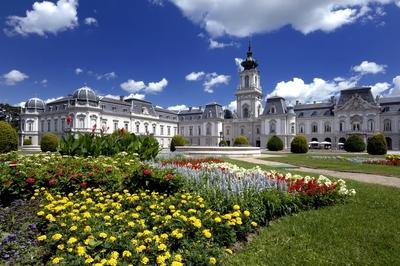 Keszthely, Festetics-kastély-stock-foto