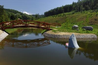 Tanösvény Ipolytarnócon-stock-foto