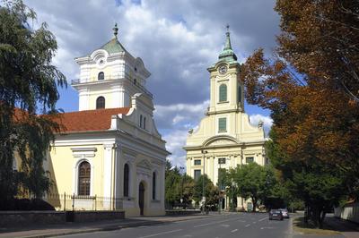 Evangélikus templomok Békéscsabán-stock-photo