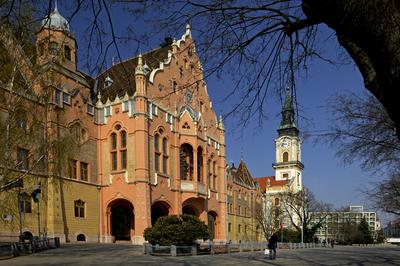 Kecskemét, Városháza-stock-foto