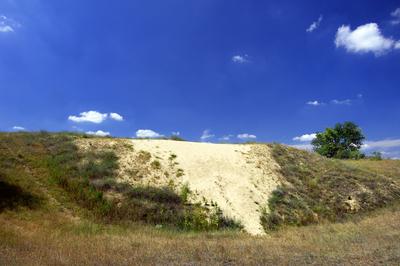 Homokbuckák Fülöpháza határában-stock-foto