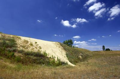 Homokbuckák Fülöpháza határában-stock-foto
