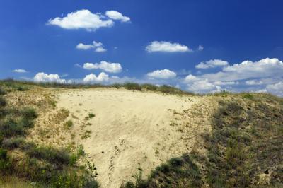 Homokbuckák Fülöpháza határában-stock-foto
