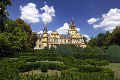 Szabadkígyós, Wenckheim-kastély-stock-foto
