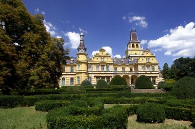 Szabadkígyós, Wenckheim-kastély-stock-foto