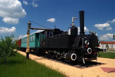 Békés, Mini Vasúttörténeti Park-stock-foto