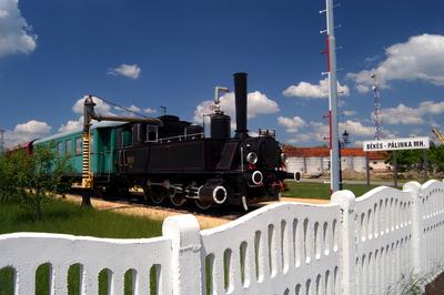 Békés, Mini Vasúttörténeti Park-stock-foto