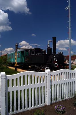 Békés, Mini Vasúttörténeti Park-stock-foto