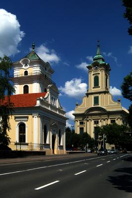 Evangélikus templomok Békéscsabán-stock-photo