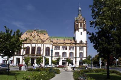 Kiskunfélegyháza, Városháza-stock-foto