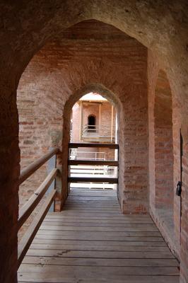 Vármúzeum a gyulai várban-stock-foto