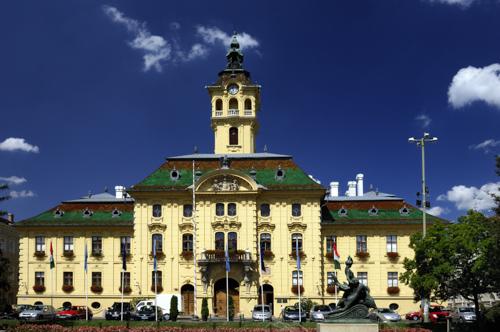 Szeged, Városháza-stock-foto
